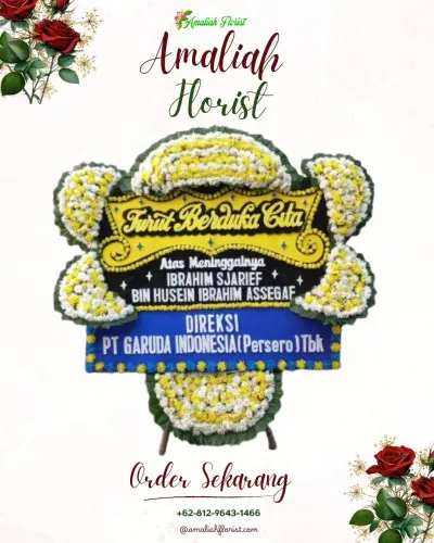 Papan Bunga Duka di Blora